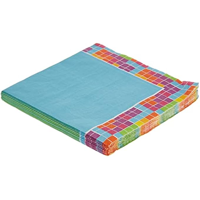 3 PLY PIXELS GET NERDY LUNCH NAPKINSMULTI COLOR